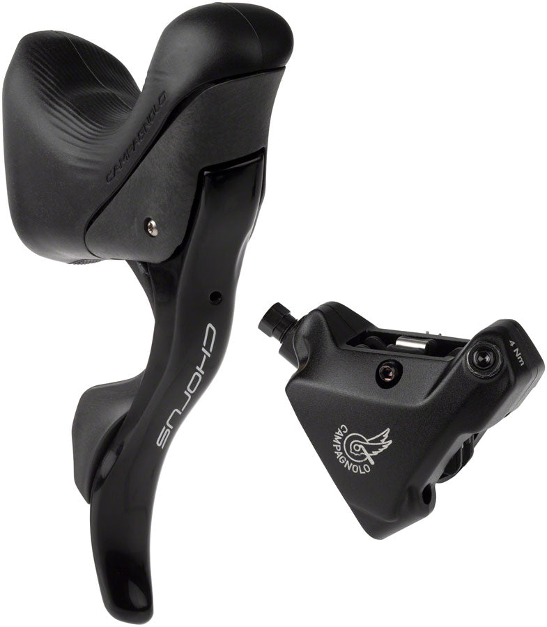 Campagnolo Chorus Ergopower Hydraulic Brake/Shift Lever Disc Caliper - Right/Rear 12-Speed 140mm Flat Mount Caliper BLK Hydraulic Brake/Shift Lever Drop Bar Campagnolo   