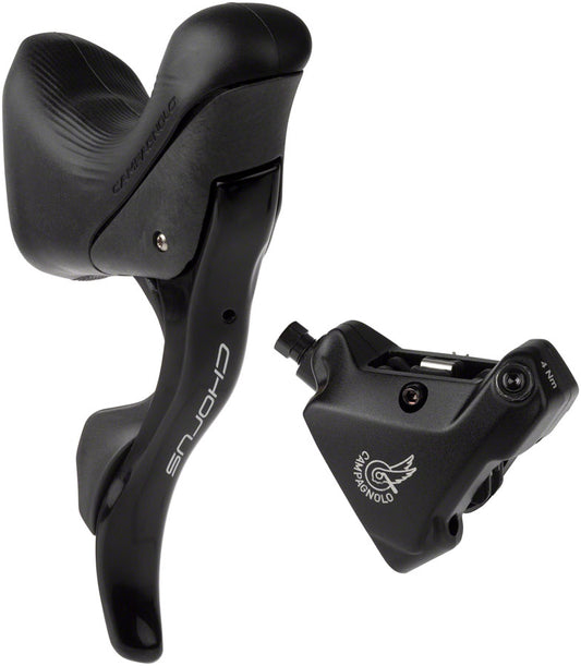 Campagnolo Chorus Ergopower Hydraulic Brake/Shift Lever Disc Caliper - Right/Rear 12-Speed 140mm Flat Mount Caliper BLK Hydraulic Brake/Shift Lever Drop Bar Campagnolo   