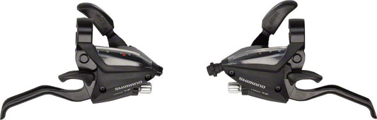 Shimano ST-EF500 3 x 8-Speed Brake/Shift Lever Set Black Brake/Shift Lever - Flat Bar Shimano   