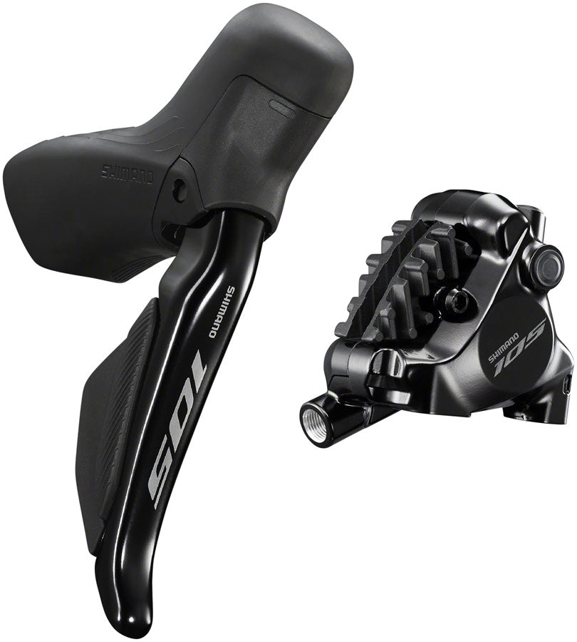 Shimano 105 ST-R7170-R Di2 Shift/Brake Lever BR-R7170 Hydraulic Disc Brake Caliper - Rear 12-Speed Flat Mount BLK Hydraulic Brake/Shift Lever Drop Bar Shimano   