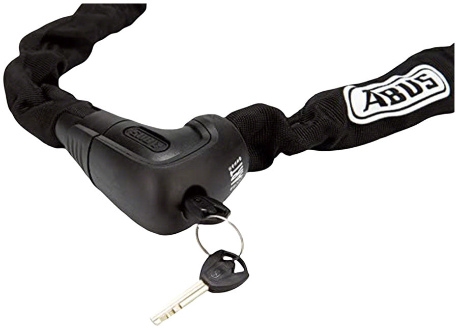 Abus  9809K/140 Steel-O-Chain Key Lock - Black Chain Locks Abus   