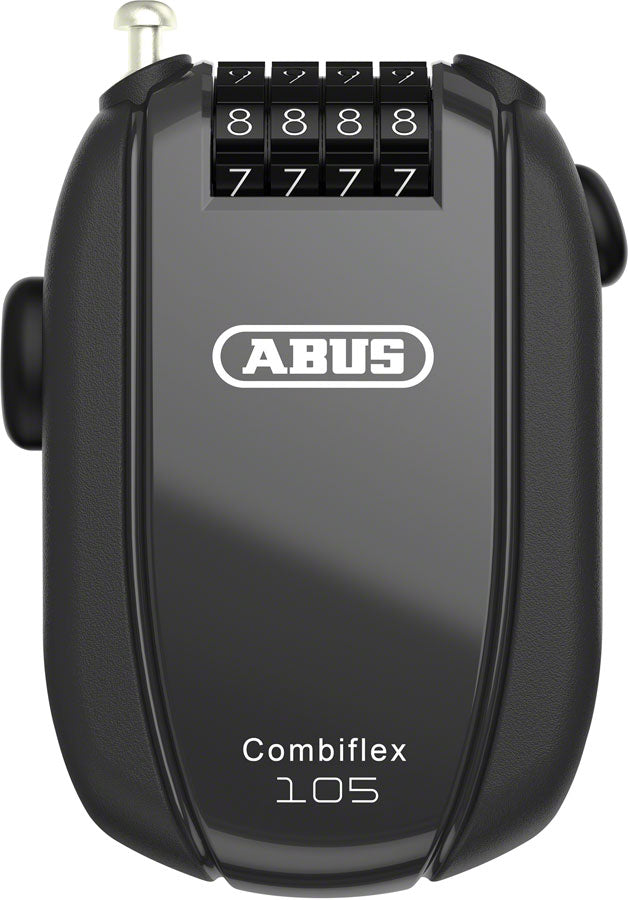 Abus  Combiflex Rest Retractable Combo Lock - 105cm Black Cable Locks Abus   