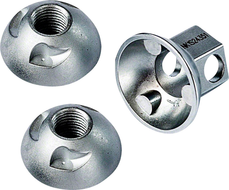 Pinhead 3/8" Solid Axle Locking Nuts Wheel/Frame Lock Pinhead   