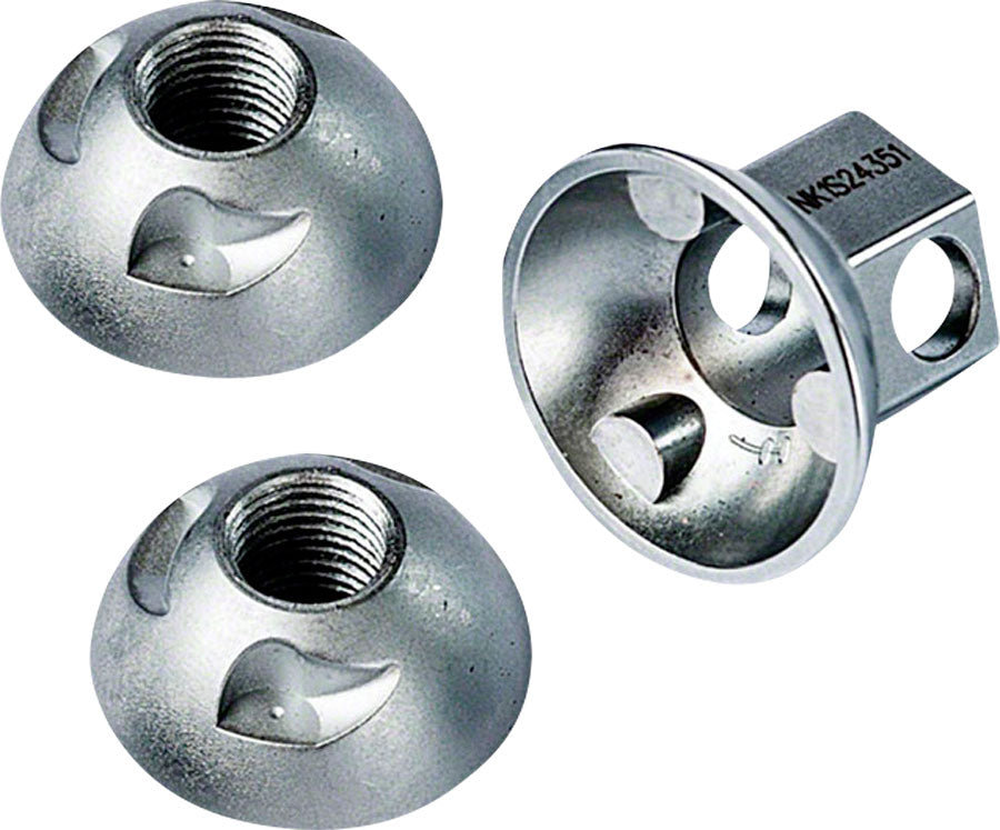 Pinhead M9 Solid Axle Locking Nuts Wheel/Frame Lock Pinhead   