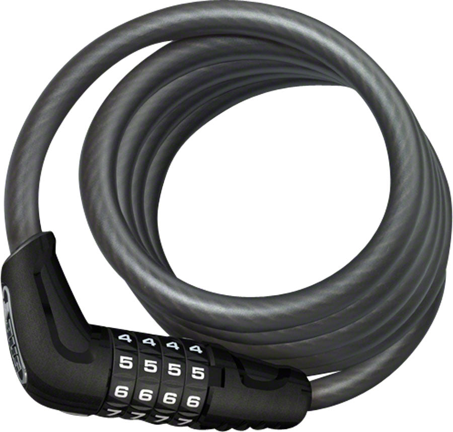 ABUS Numero 5510C  Cable Lock -Combination 180cmx10mm With SCMU Seatpost Mount BLK Cable Locks Abus   