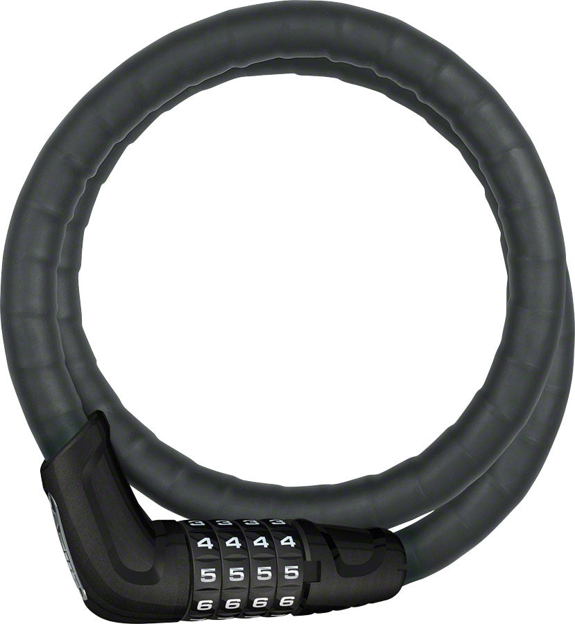 ABUS Combination Cable Lock Steel-O-Flex Tresor 6615C 85cm x 15mm With Mount BLK Cable Locks Abus   