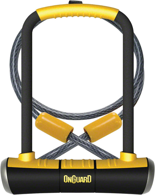 OnGuard PitBull Series U-Lock - 4.5 x 9" Keyed BLK/YLW Includes cable bracket U-Lock OnGuard   