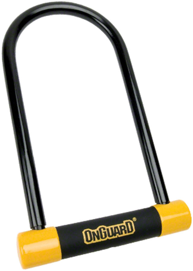 OnGuard BullDog Series U-Lock - 4.5 x 9" Keyed Black/Yellow Includes bracket U-Lock OnGuard   