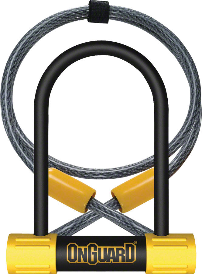 OnGuard BullDog Series U-Lock - 3.5 x 5.5" Keyed BLK/YLW Includes 4 cable bracket U-Lock OnGuard   