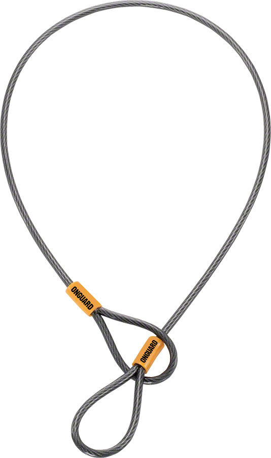 OnGuard Akita Cable for Saddles: 21" x 5m Gray/Orange Cable Locks OnGuard   