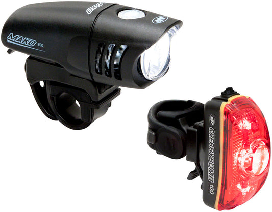 NiteRider Mako 250 and CherryBomb 100 Headlight and Taillight Set Lights NiteRider   