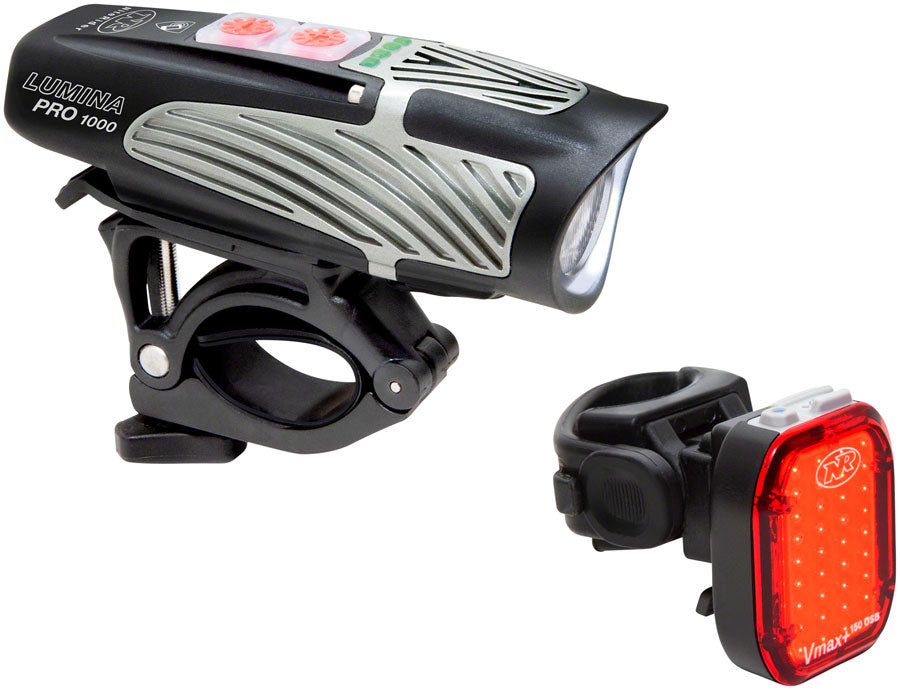 NiteRider Lumina Pro 1000/Vmax+ Headlight and Taillight Set Lights NiteRider   
