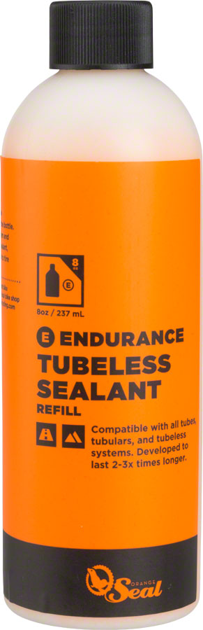 Orange Seal Endurance Tubeless Tire Sealant Refill - 8oz Tubeless Sealants Orange Seal   