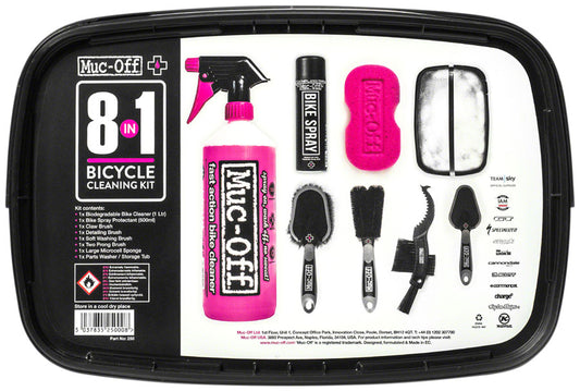 Muc-Off 8-in-1 Cleaning Kit: Tub with 8 Pieces Cleaning Tools Muc-Off   