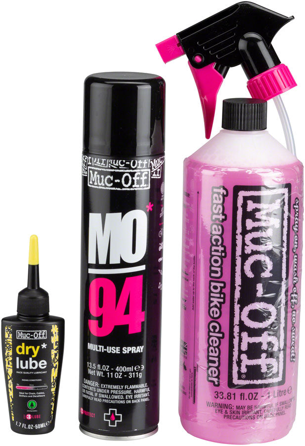 Muc-Off Bike Care Kit: Wash Protect and Lube with Dry Conditions Chain Oil Degreaser / Cleaner Muc-Off   