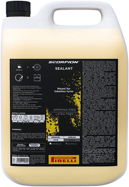 Pirelli Scorpion SmartSeal Tubeless Sealant - 1 Gallon Eco Sealant Tubeless Sealants Pirelli   