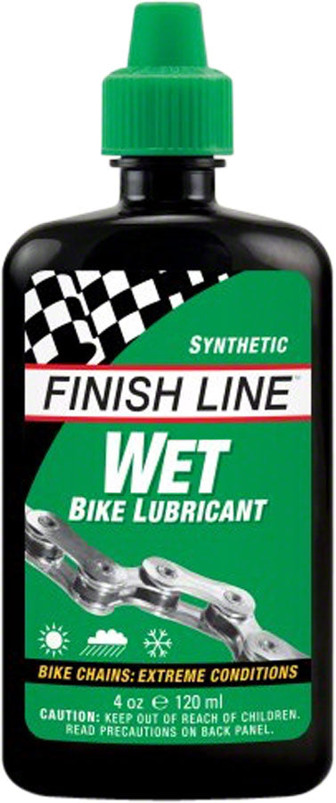 Finish Line WET Bike Chain Lube - 4oz Drip Degreaser / Cleaner Finish Line   