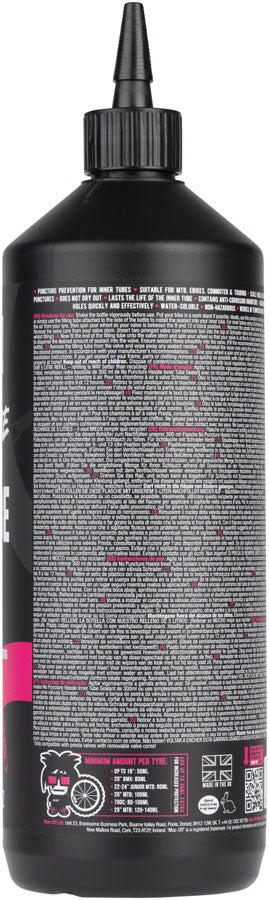 Muc-Off No Puncture Hassle Inner Tube Sealant - 1L Tube Sealant Muc-Off   