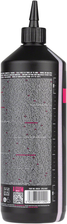 Muc-Off No Puncture Hassle Inner Tube Sealant - 1L Tube Sealant Muc-Off   