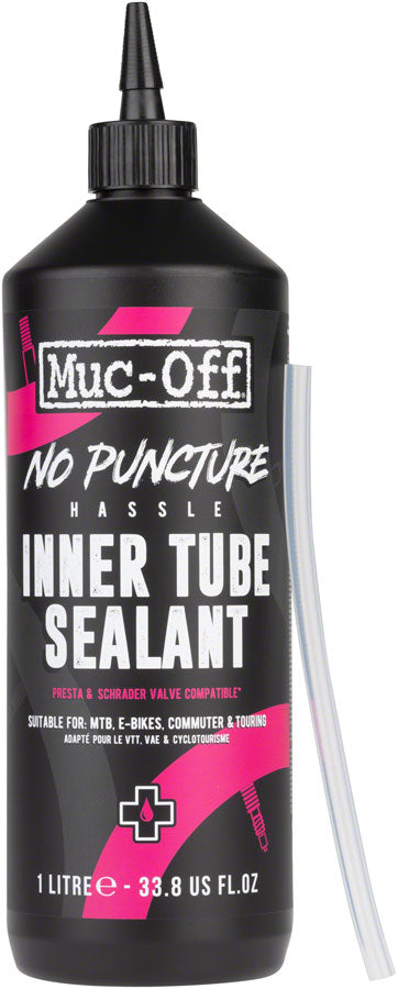 Muc-Off No Puncture Hassle Inner Tube Sealant - 1L Tube Sealant Muc-Off   
