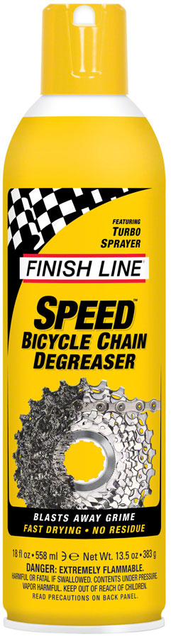 Finish Line Speed Bike Degreaser 18oz Aerosol Degreaser / Cleaner Finish Line   