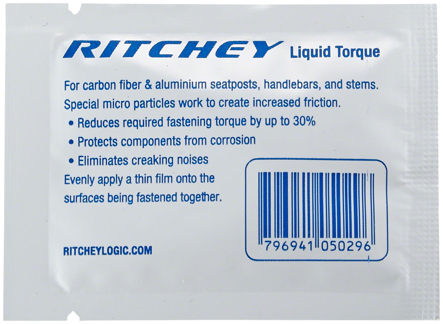 Ritchey Liquid Torque Single Packet Assembly Compound Ritchey   