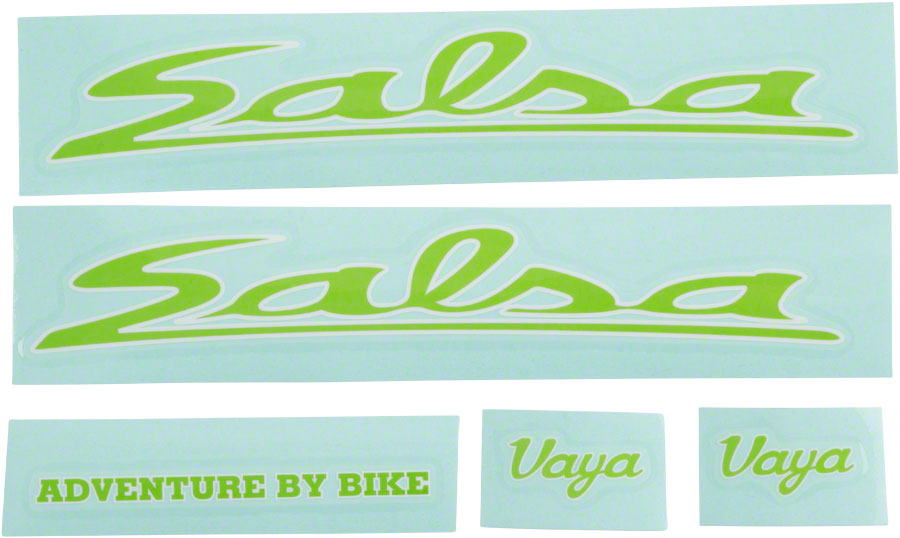 Salsa Vaya Travel Decal Set Green Sticker/Decal Salsa   