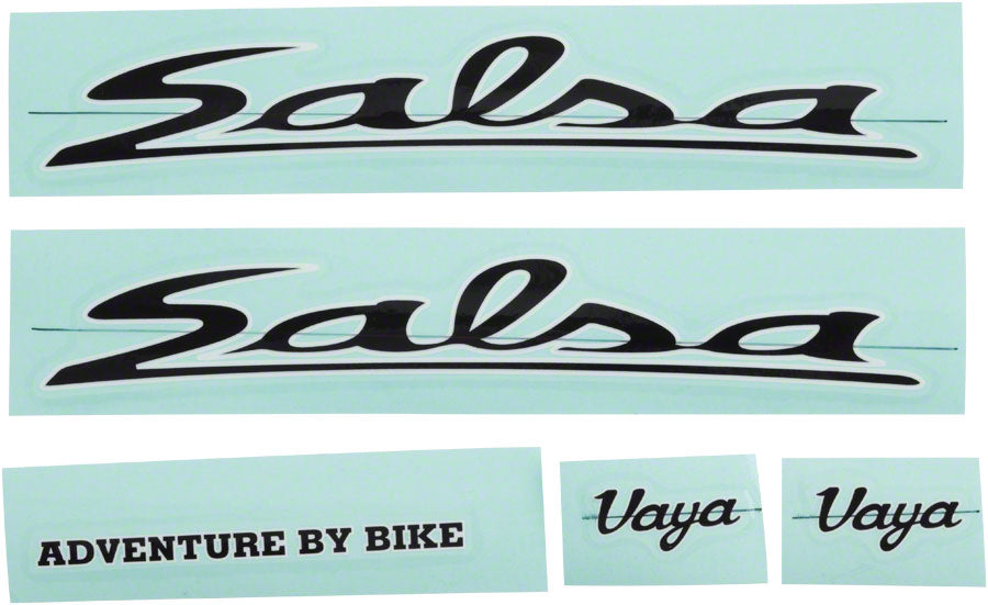 Salsa Vaya Travel Decal Set Black Sticker/Decal Salsa   