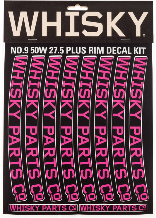 WHISKY 50w Rim Decal Kit for 2 Rims Magenta Rim Part Whisky Parts Co.   
