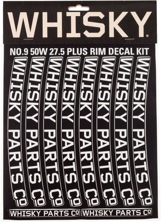 WHISKY 50w Rim Decal Kit for 2 Rims Light Gray Rim Part Whisky Parts Co.   