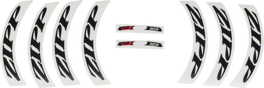 Zipp Decal Set - 303 Matte Black Logo Complete for One Wheel Rim Part Zipp Speed Weaponry   