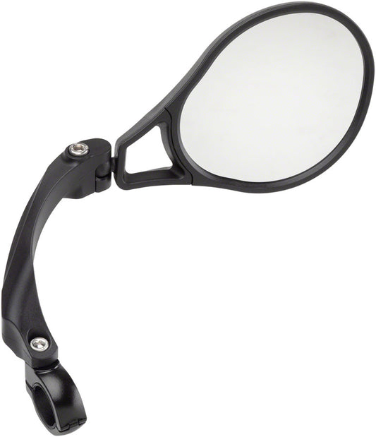 MSW Handlebar Mirror - Flat Bar Right Side HD Glass Lens Mirrors MSW   