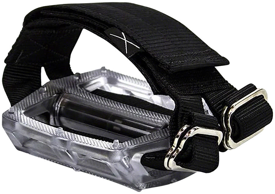 Restrap Horizontal Toe Straps - Black Toe Clip & Strap Restrap   
