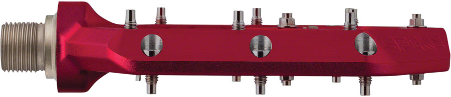 Spank Spike Pedals - Platform Aluminum 9/16" Red Pedals Spank   