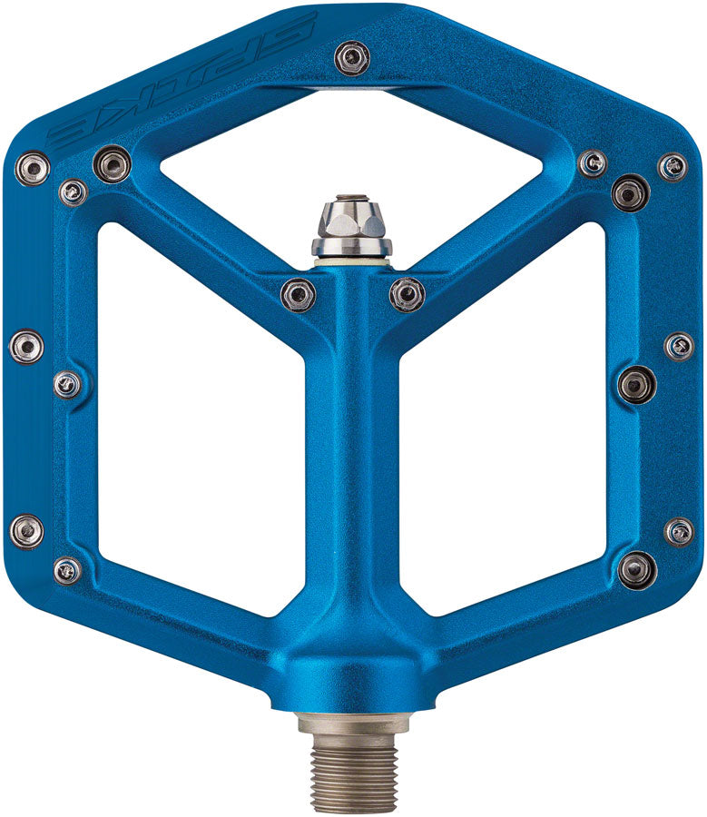 Spank Spike Pedals - Platform Aluminum 9/16" Blue Pedals Spank   
