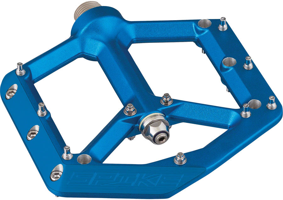 Spank Spike Pedals - Platform Aluminum 9/16" Blue Pedals Spank   