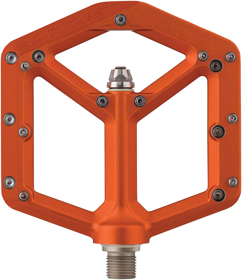 Spank Spike Pedals - Platform Aluminum 9/16" Orange Pedals Spank   