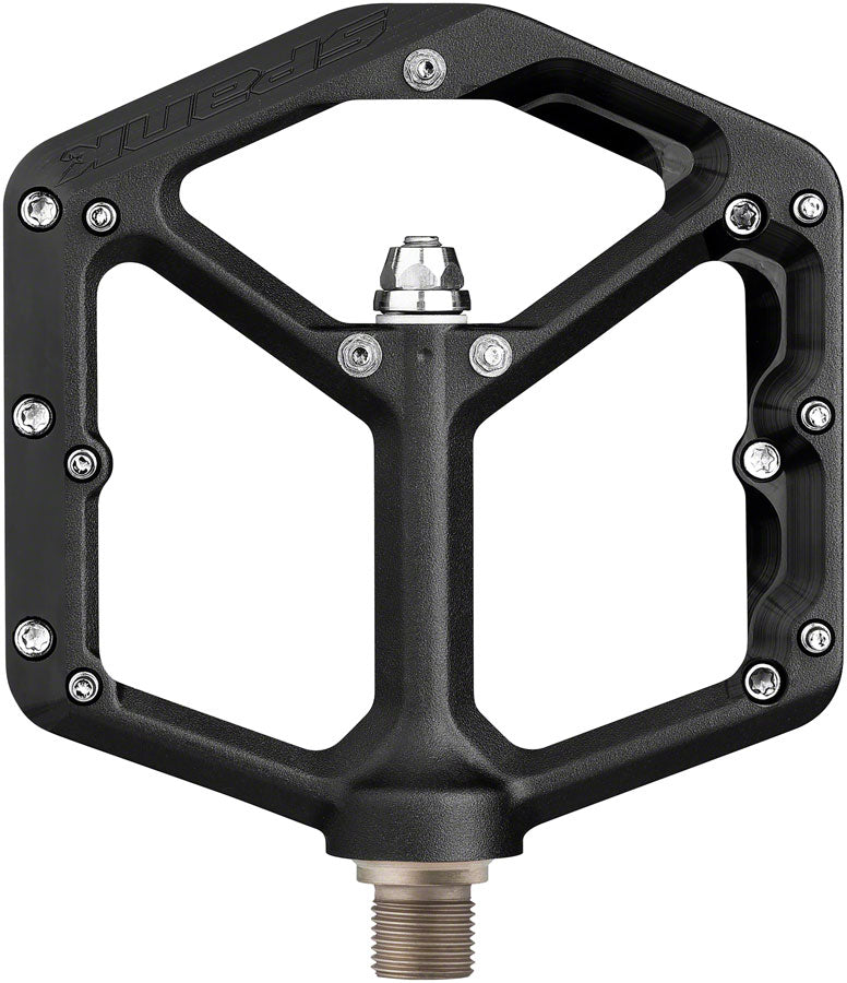 Spank Oozy Pedals - Platform Aluminum 9/16" Black Pedals Spank   