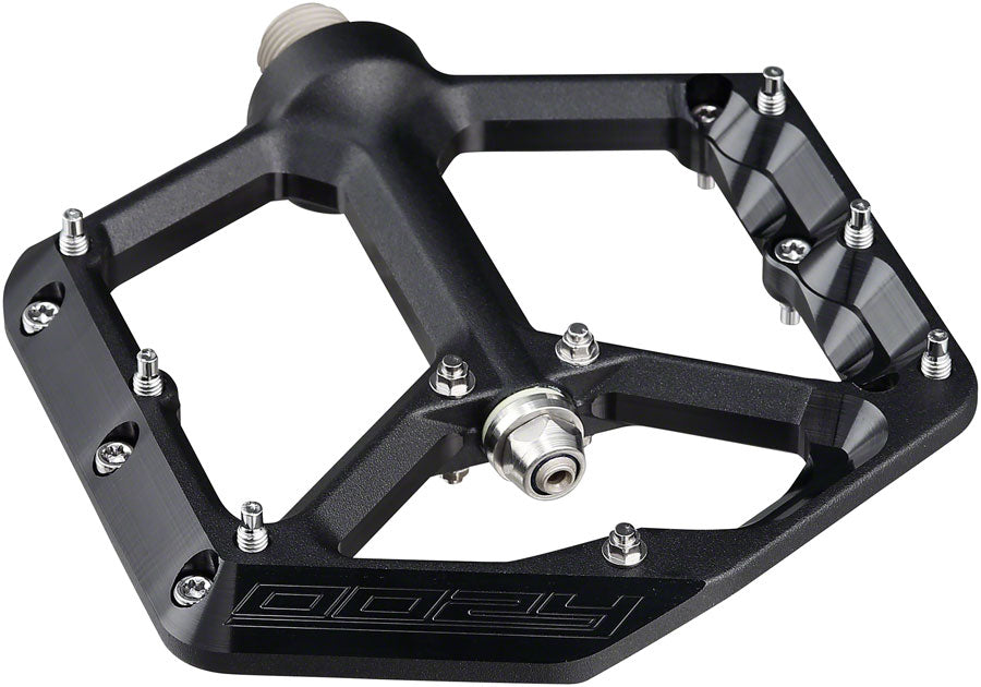 Spank Oozy Pedals - Platform Aluminum 9/16" Black Pedals Spank   
