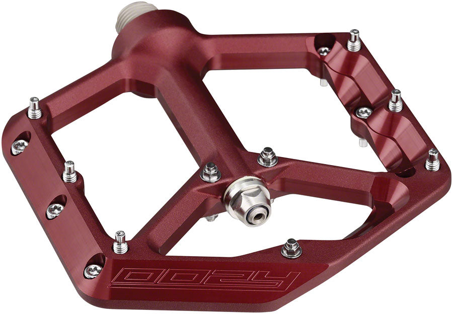Spank Oozy Pedals - Platform Aluminum 9/16" Red Pedals Spank   