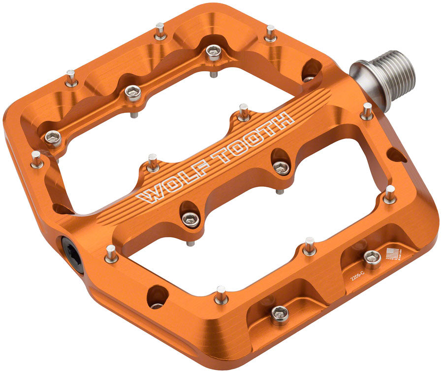 Wolf Tooth Waveform Pedals - Orange Large Pedals Wolf Tooth   