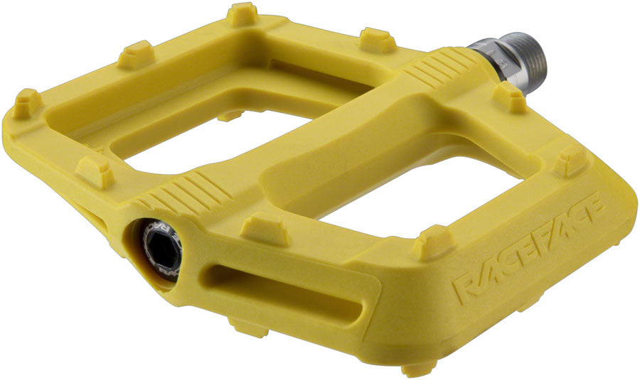 RaceFace Ride Pedals - Platform Composite 9/16" Yellow Pedals Race Face   