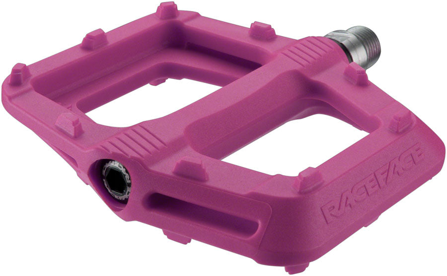 RaceFace Ride Pedals - Platform Composite 9/16" Magenta Pedals Race Face   