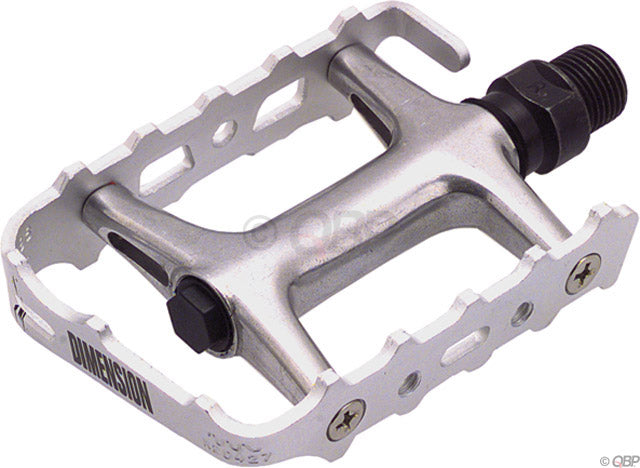 Dimension Mountain Pro Pedals - Platform Aluminum 9/16" Silver Pedals Dimension   