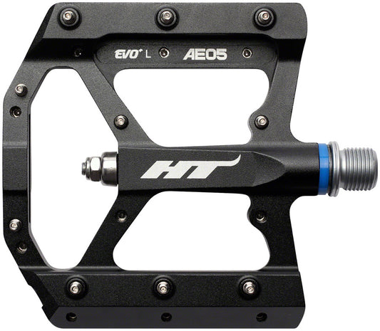HT Components AE05(EVO+) Pedals - Platform Aluminum 9/16" Black Pedals HT Components   