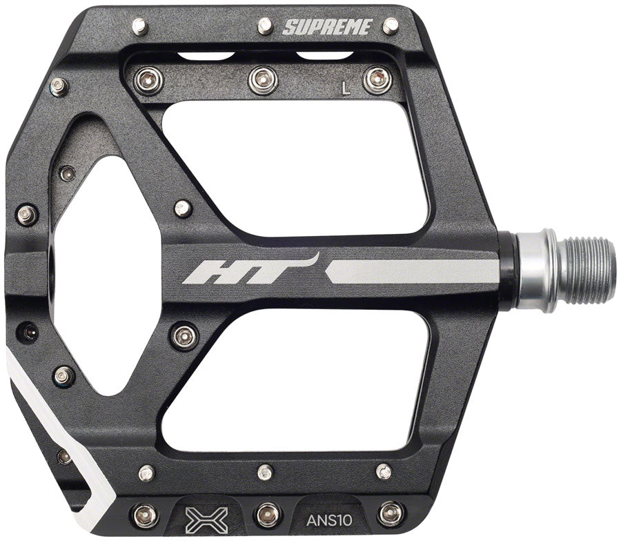 HT Components ANS10 Pedals - Platform Aluminum 9/16" Black Pedals HT Components   