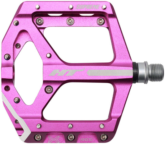 HT Components ANS10 Pedals - Platform Aluminum 9/16" Purple Pedals HT Components   