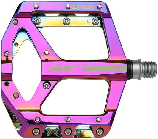 HT Components ANS10 Pedals - Platform Aluminum 9/16" Oil Slick Pedals HT Components   