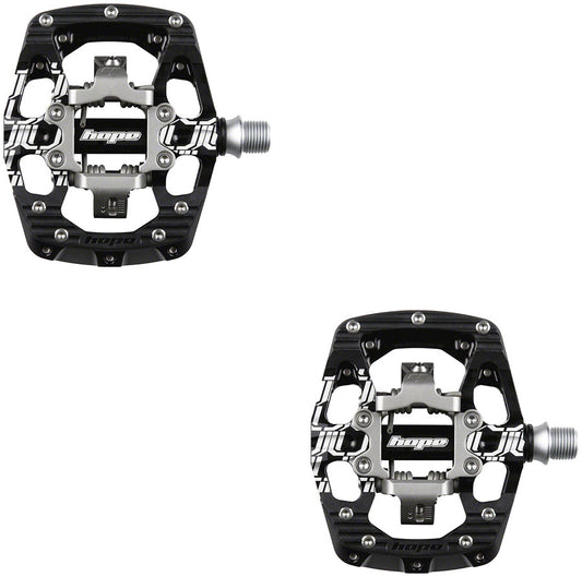Hope GC Union Clip Pedal - Dual Sided Clipless with Platform 9/16" Black Pedals Hope   