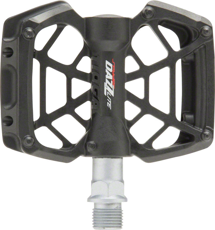 Tioga DAZZ Lite Pedals - Platform Plastic 9/16" Black Pedals Tioga   